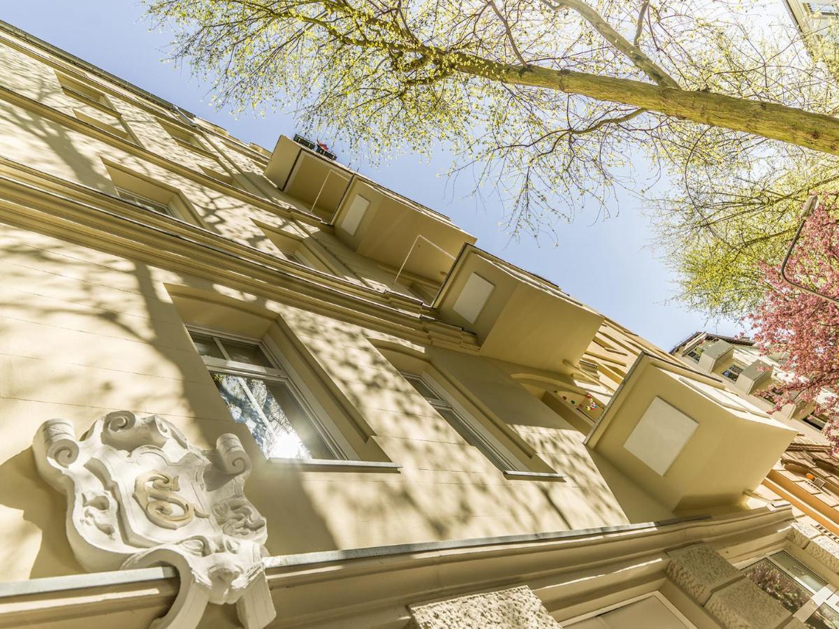 Hochwertige Altbauwohnung Im Modernen Stil In Wiesbaden - Kueche - Terrasse - Wlan - Zentral Bagian luar foto